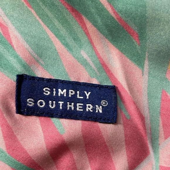 Simply Southern Tropical Mens Button Down Shirt Size XL - Picture 3 of 7